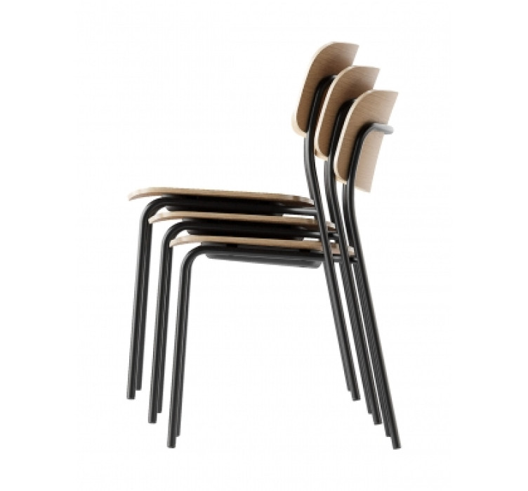 Стілець Daily 1 Black Natural Oak9